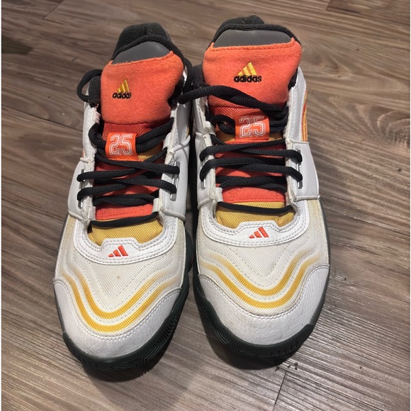 Adidas Agent Gil Restomod Shoes, white/yellow/orange Men’s size 10 - Picture 1 of 7